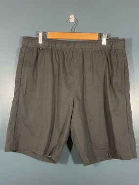 Voyager Men's Casual Elastic-Waist Gray Shorts Size XXL